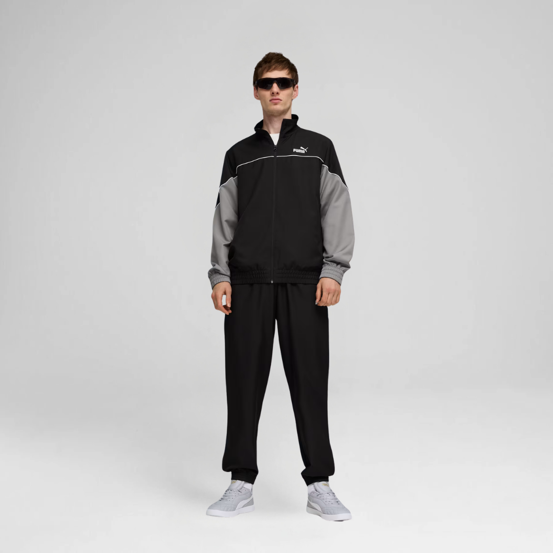 M Woven Colorblock Suit